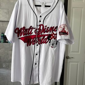 WDW Anniversary edition Minney Mouse baseball jersey (XXL)
